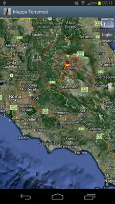 Terremoti Italia android App screenshot 8